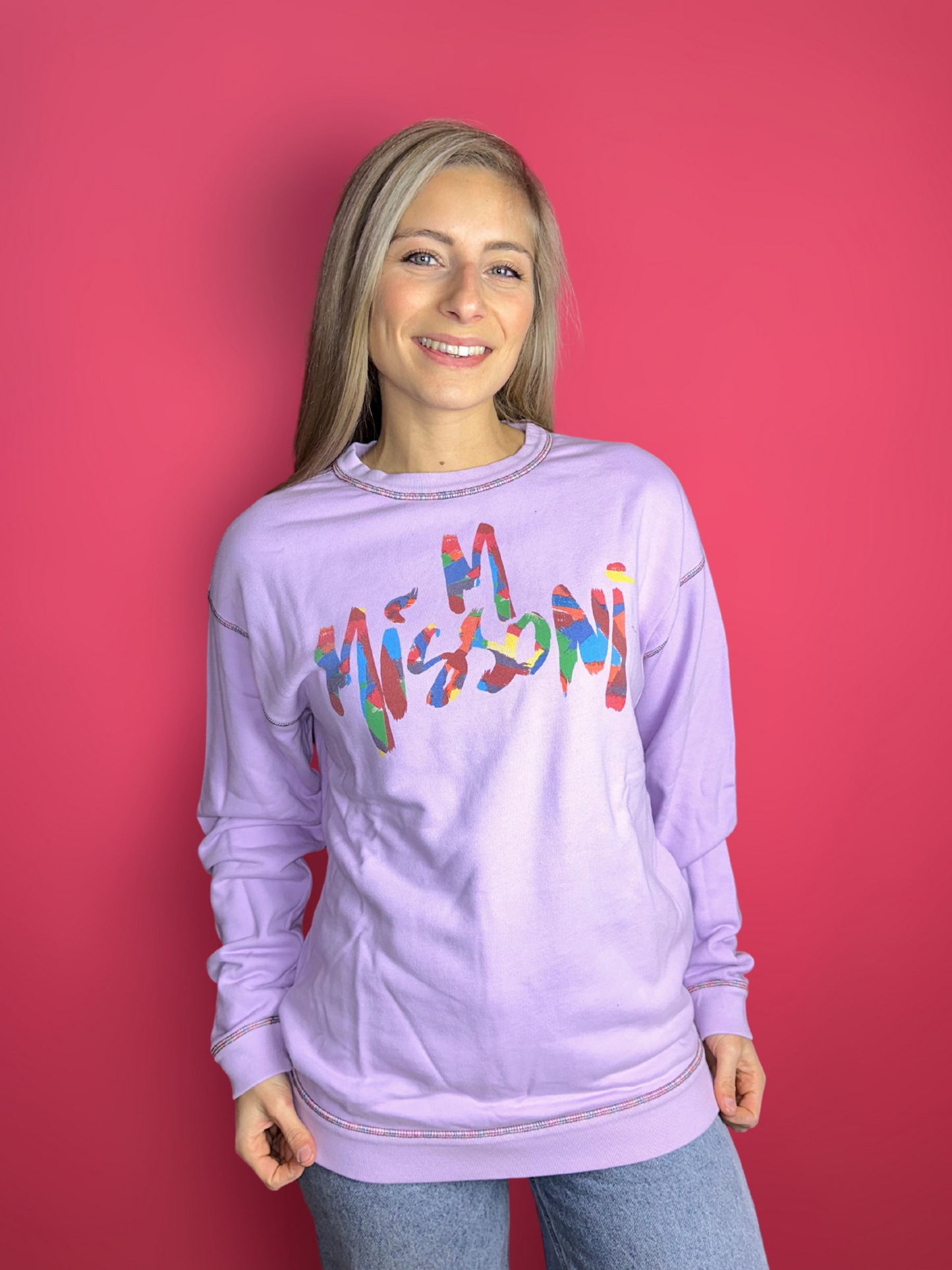 Pull Missoni violet