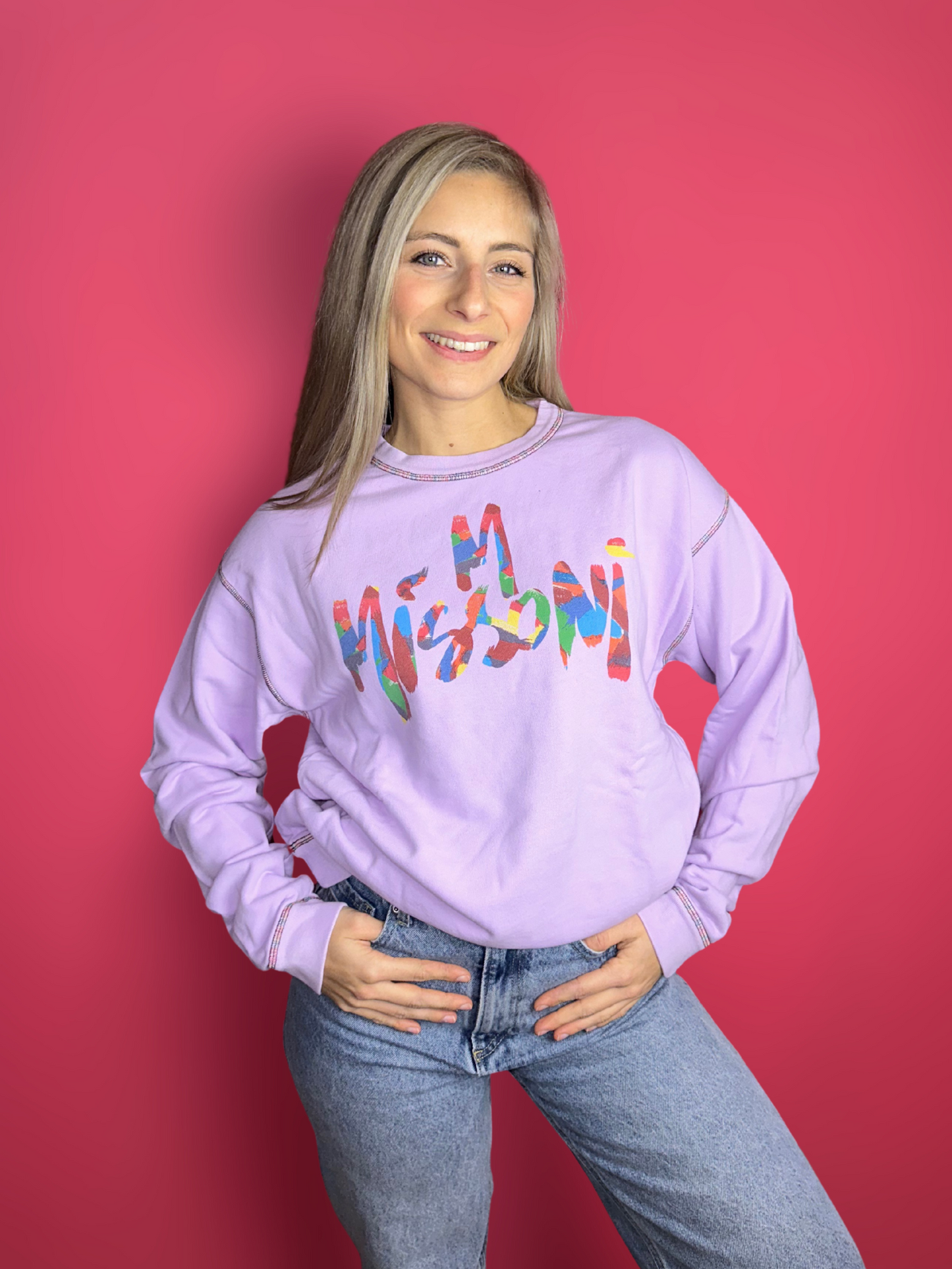 Pull Missoni violet