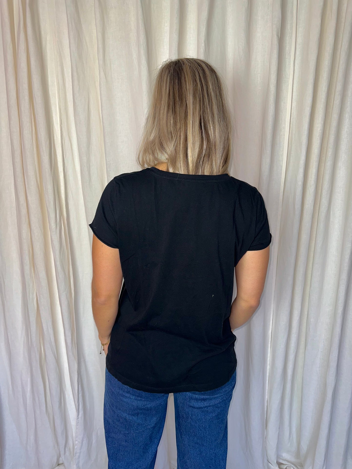 T-shirt SET Fashion 'Rebel' panterprint zwart maat XL