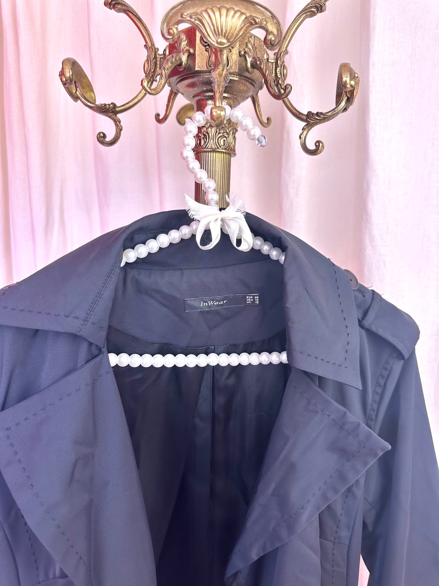 Trenchcoat Inwear donkerblauw - Maat 38