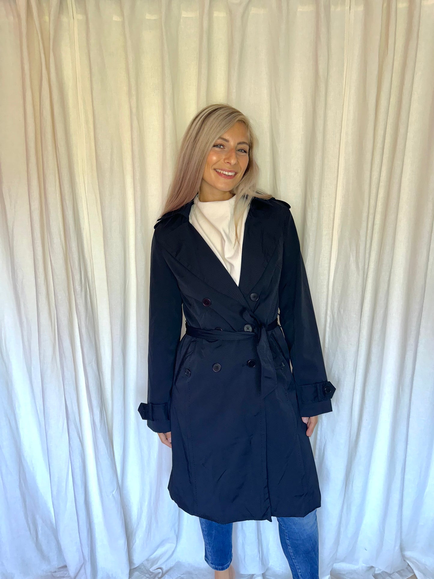 Trenchcoat Inwear donkerblauw - Maat 38