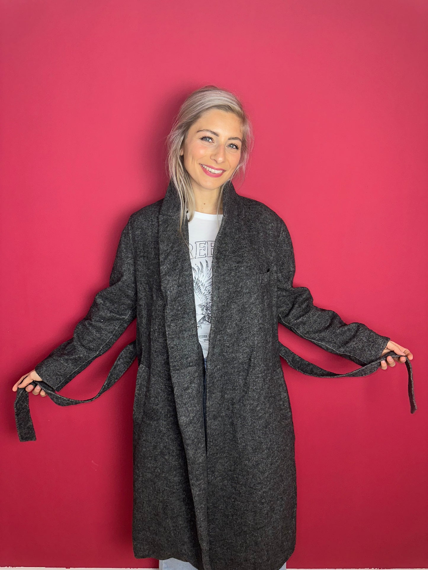 Trenchcoat Selected Femme grijs - Maat 40