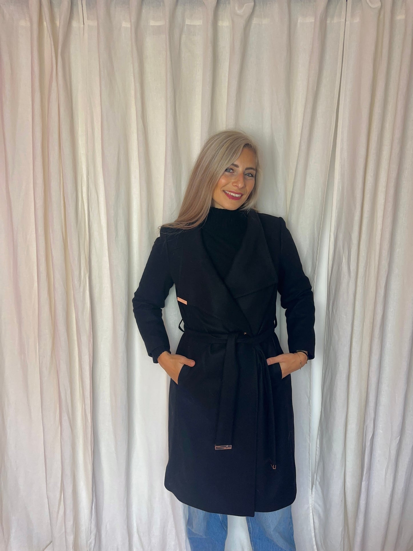 Trenchcoat Ted Baker zwart - Maat 3