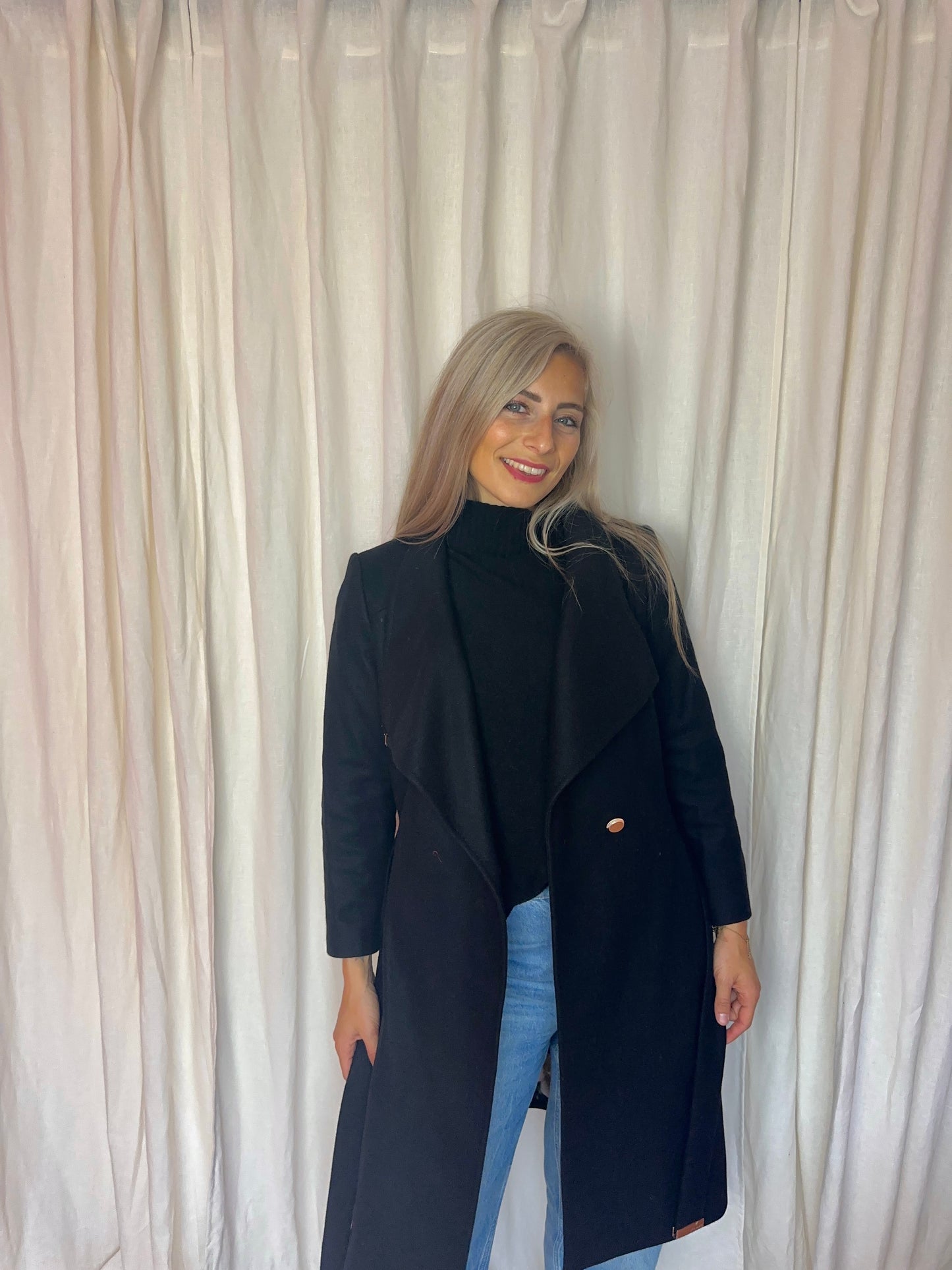 Trenchcoat Ted Baker zwart - Maat 3