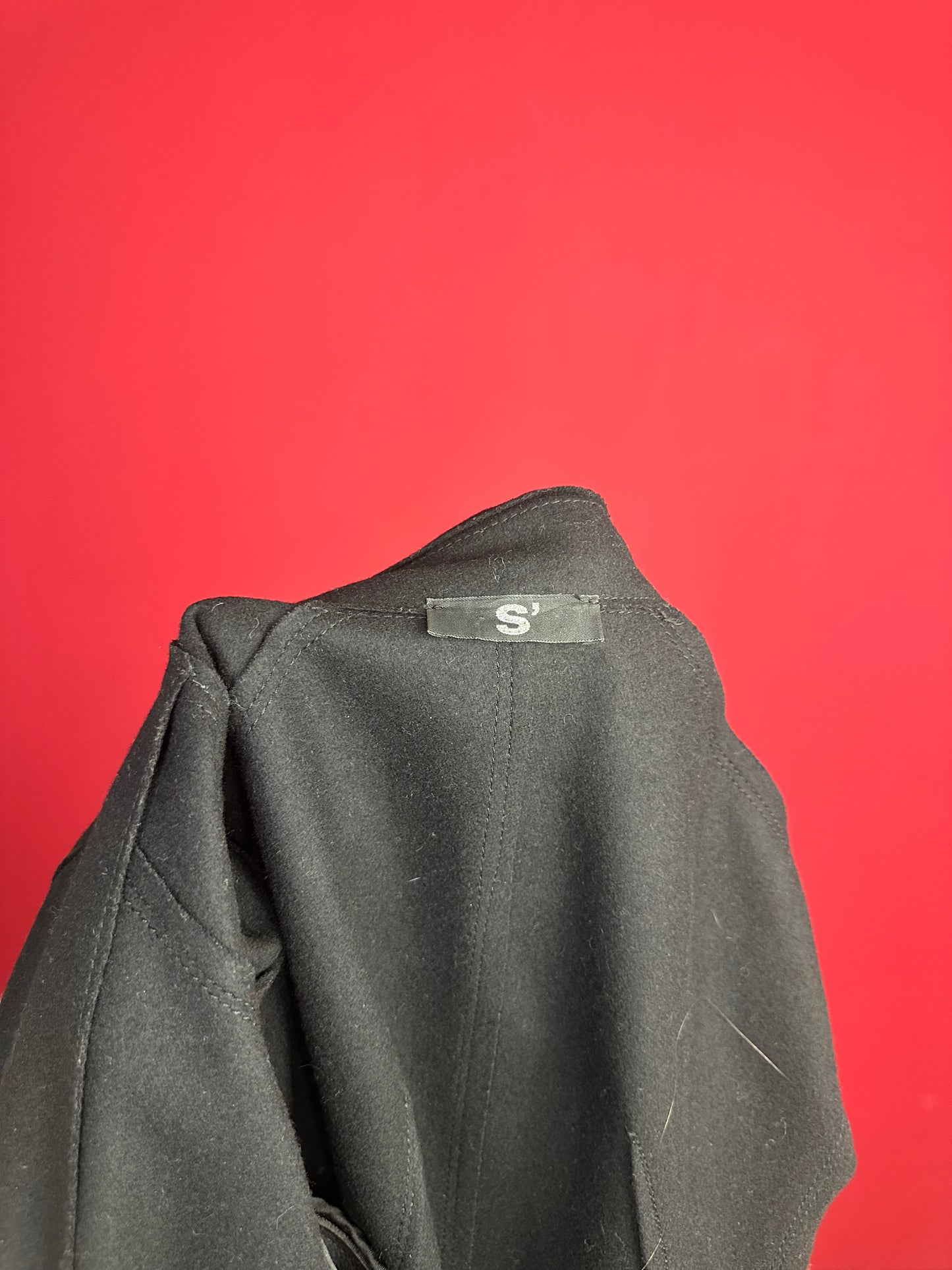 Trenchcoat S' zwart - Maat 38