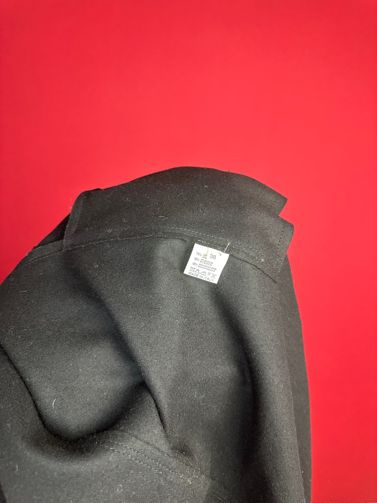 Trenchcoat S' zwart - Maat 38
