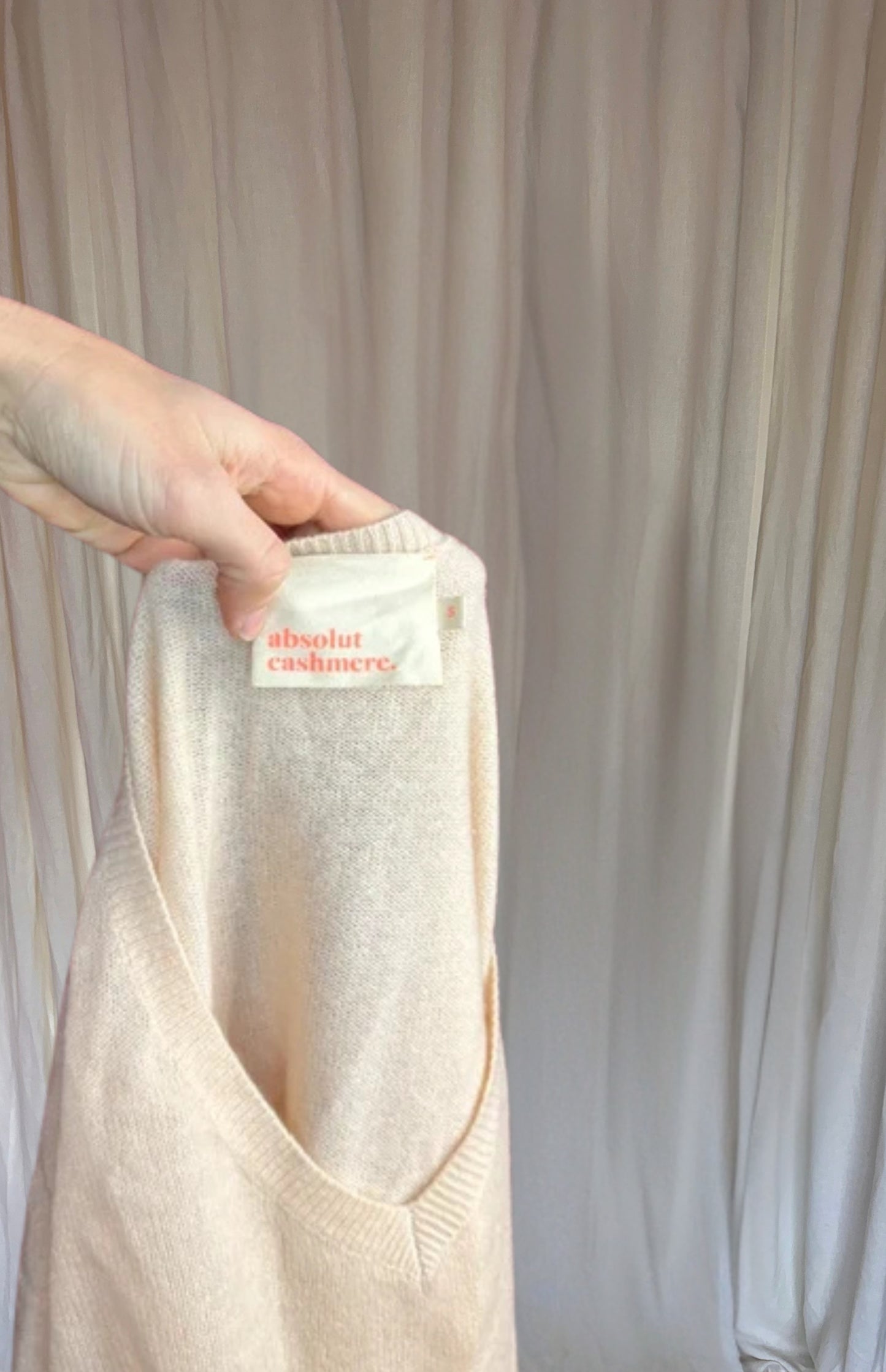 Trui Absolut Cashmere beige maat S