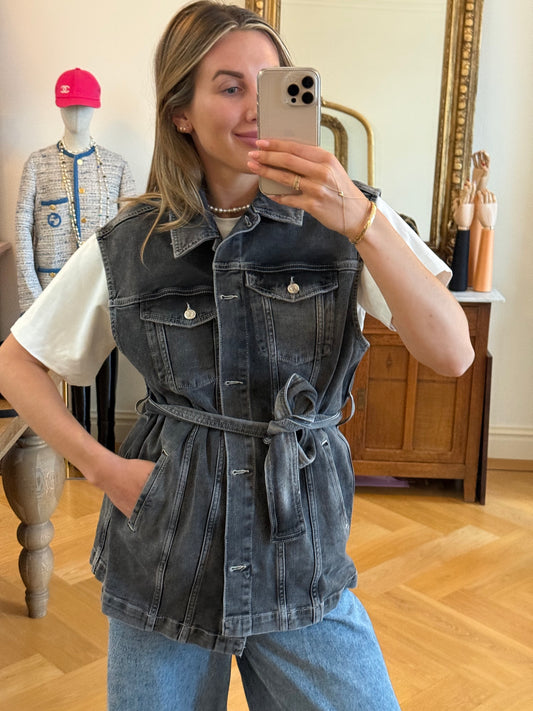 Gilet SET jeans grijs - Maat 40