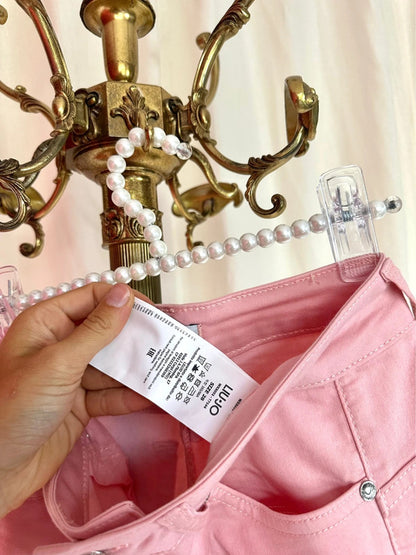 Jeans liu jo roze maat 28