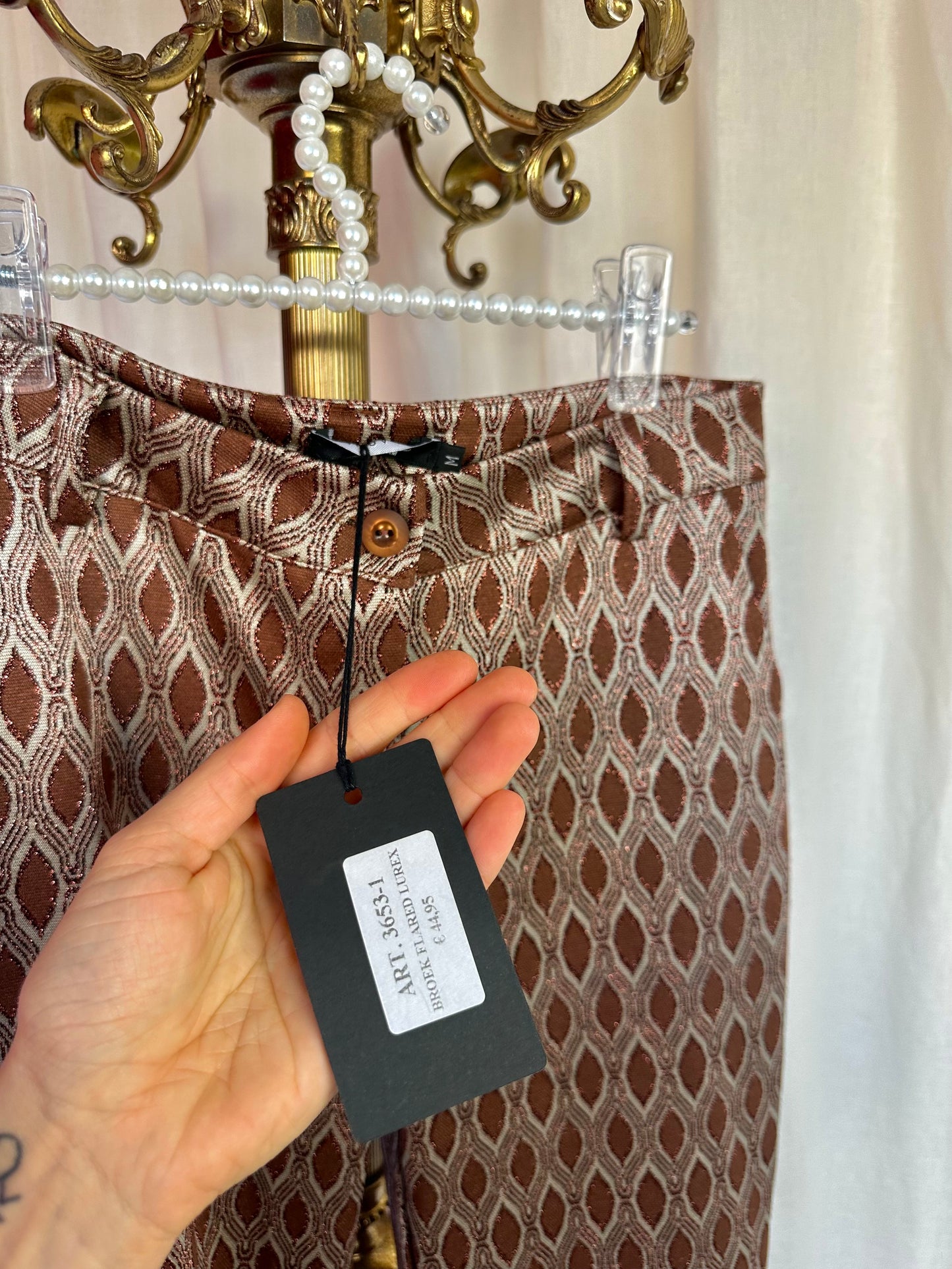2-delig pak Vera Jo glitters brons - Maat M/L