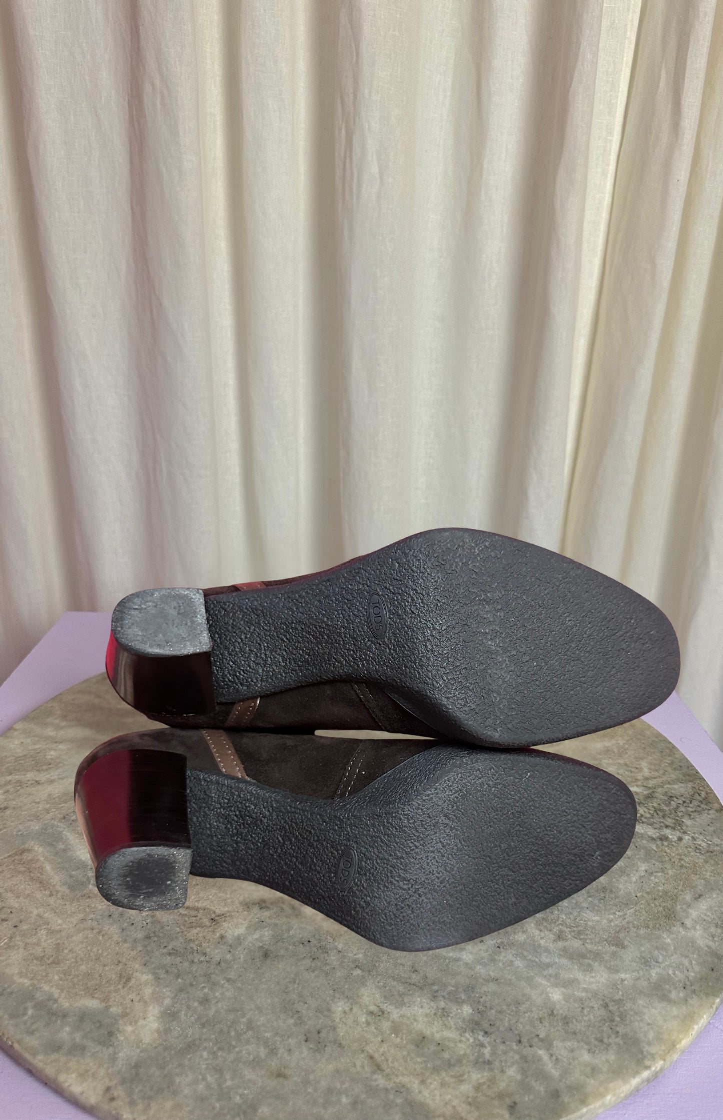 Laarsjes Tod's donkerbruin - Maat 39