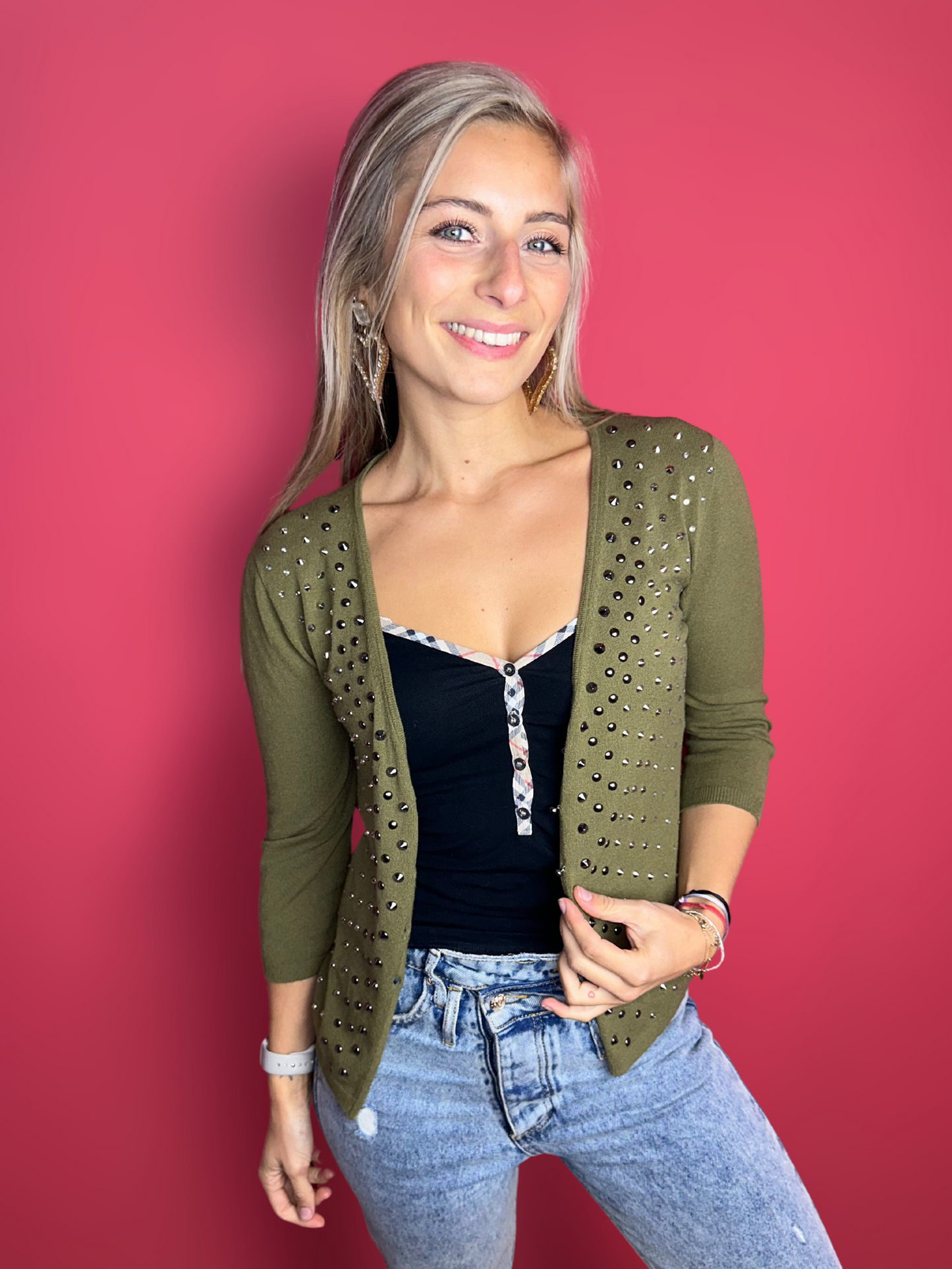 Vest TWINSET legergroen
