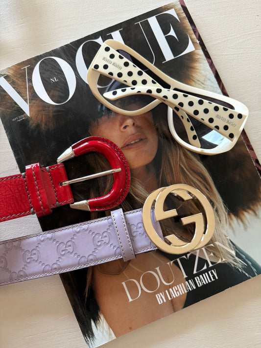 Riem Gucci lila - 100CM