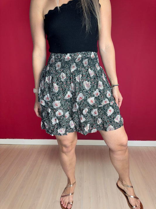 Rok Berenice Jaelle smocks zwart - Maat 40