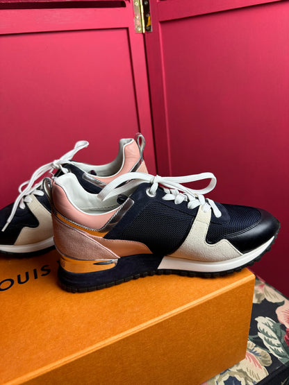 Sneakers Louis Vuitton donkerblauw/roze