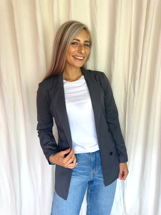 Blazer Bershka grijs maat XS