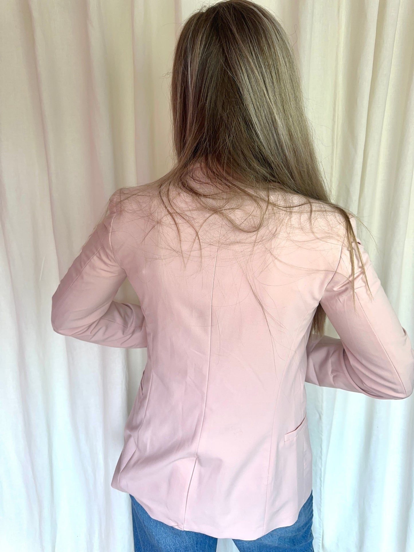 Blazer Bershka lichtroze maat XS
