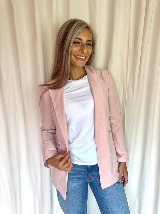 Blazer Bershka lichtroze maat XS