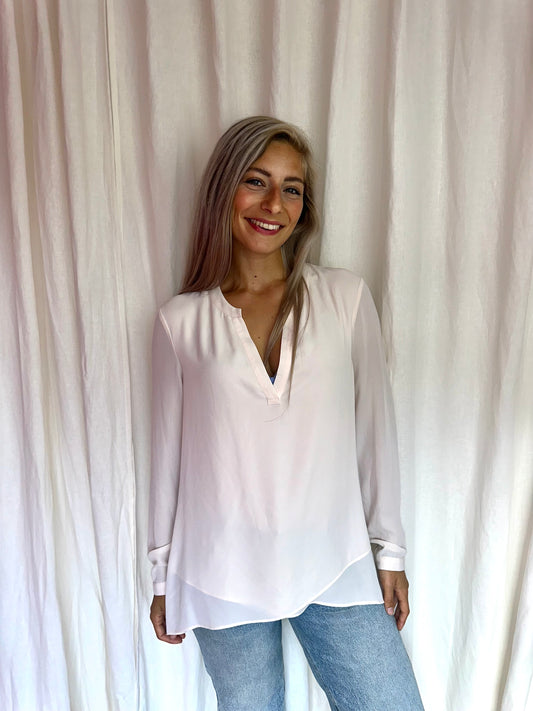 Blouse S. Oliver lichtroze maat S/M
