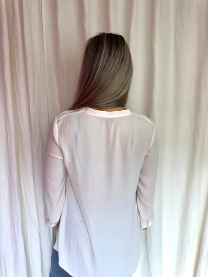 Blouse S. Oliver lichtroze maat S/M