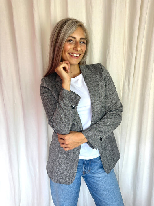 Blazer H&M grijs,zwart maat XS