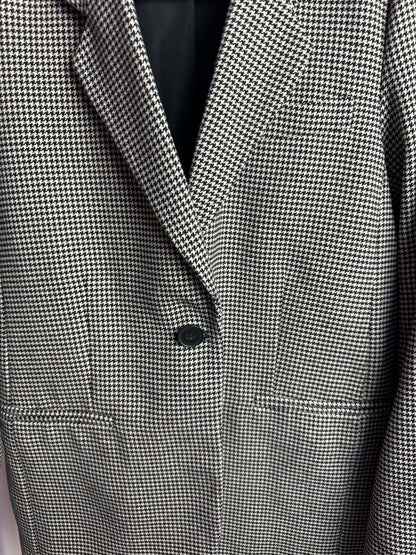 Blazer H&M ruit zwart,beige maat XS