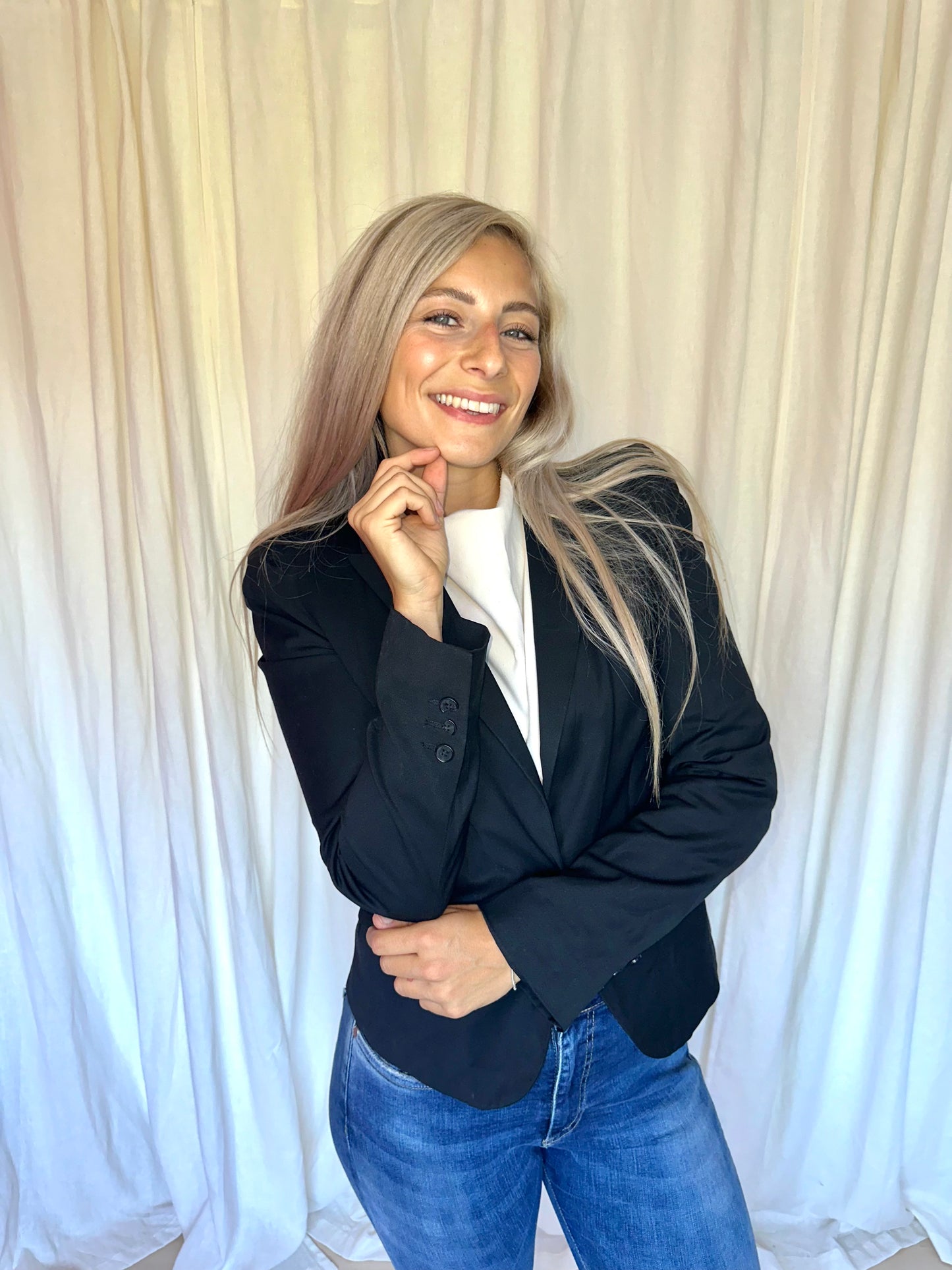 Blazer IKKS zwart maat S