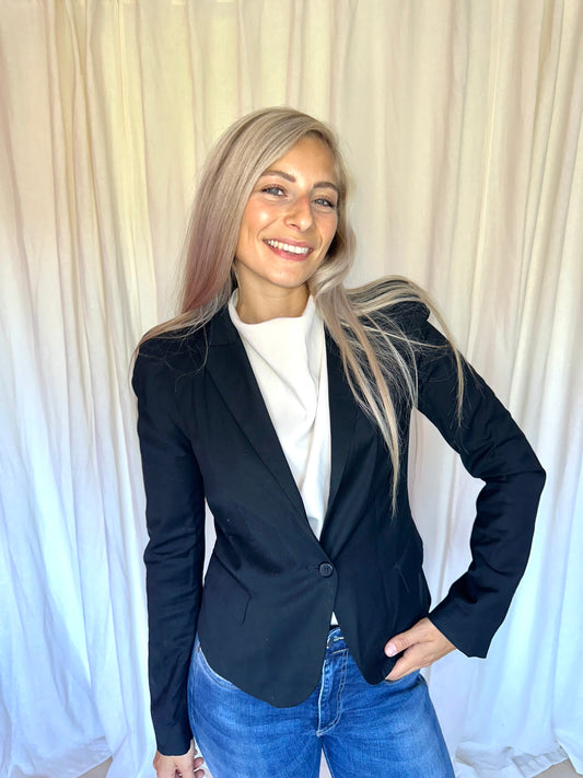 Blazer IKKS zwart maat S