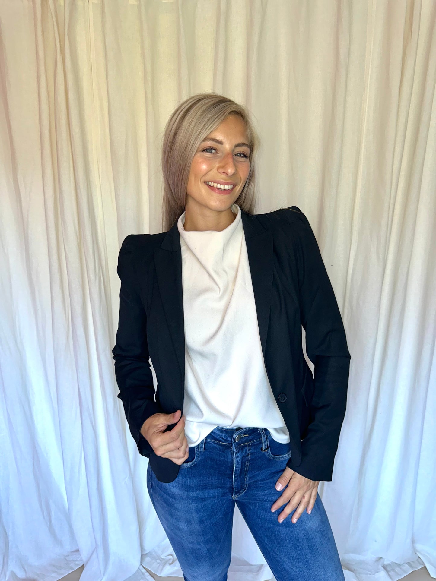 Blazer IKKS zwart maat S