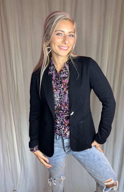 Blazer Liu Jo zwart strass maat M