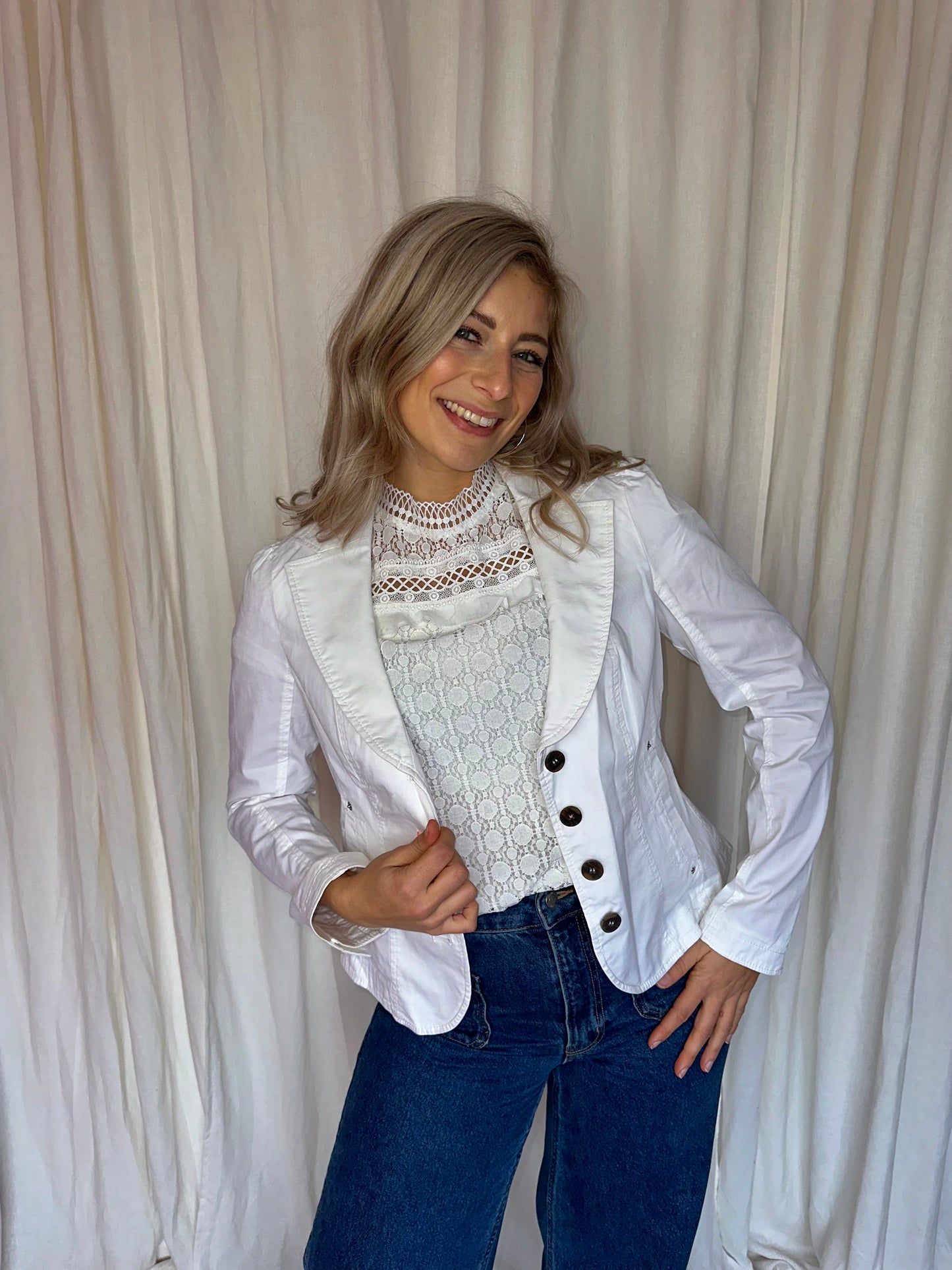 Blazer Marc Cain crème - Maat 4