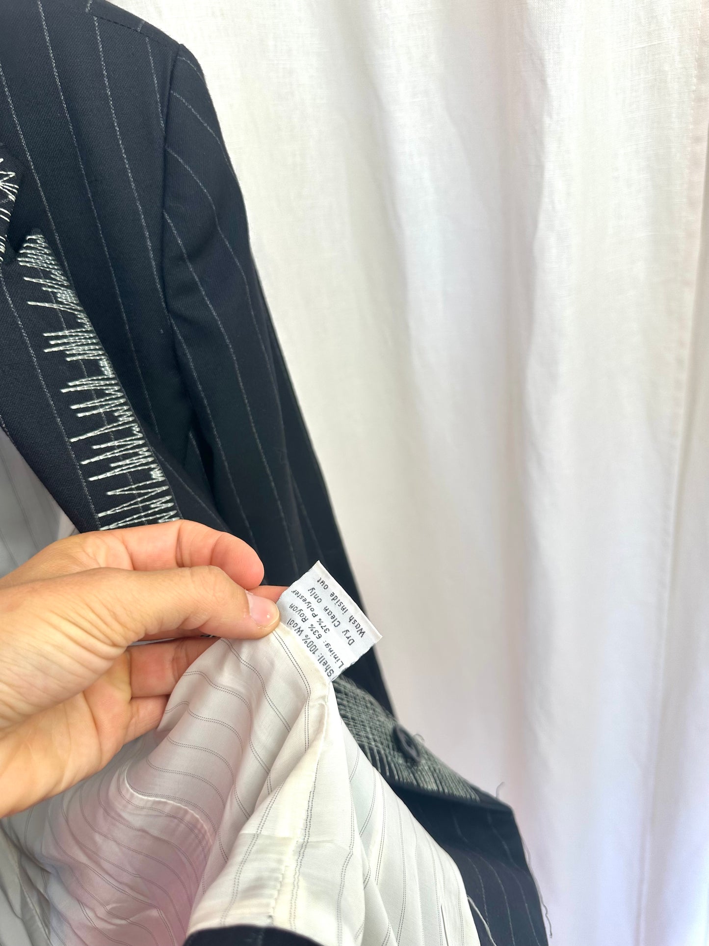 Blazer Snob zwart,wit maat M