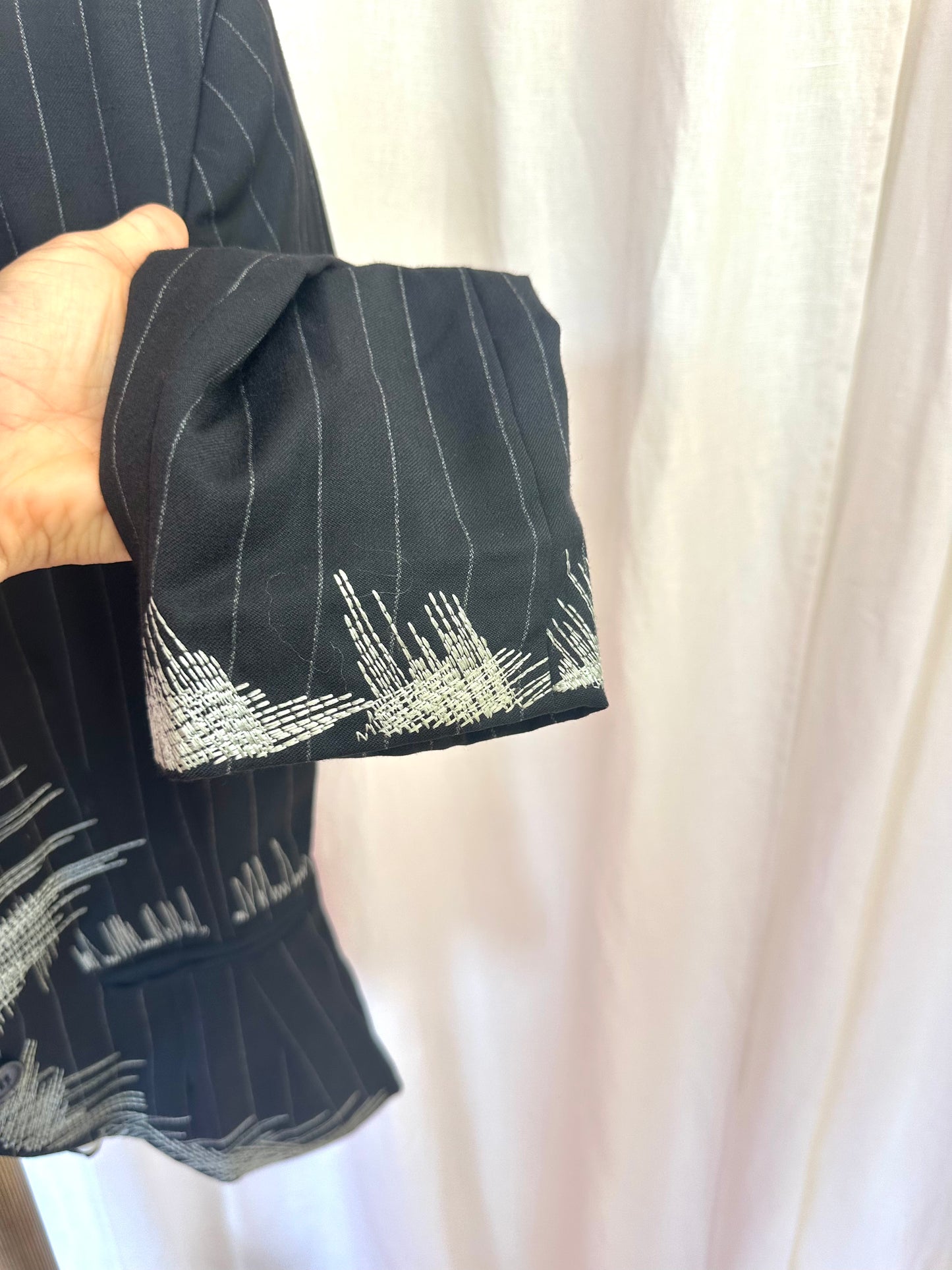Blazer Snob zwart,wit maat M
