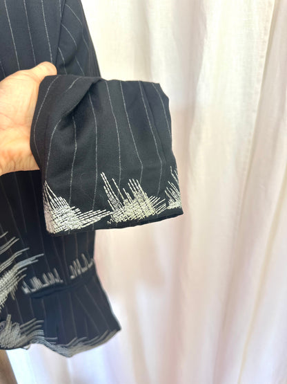 Blazer Snob zwart,wit maat M