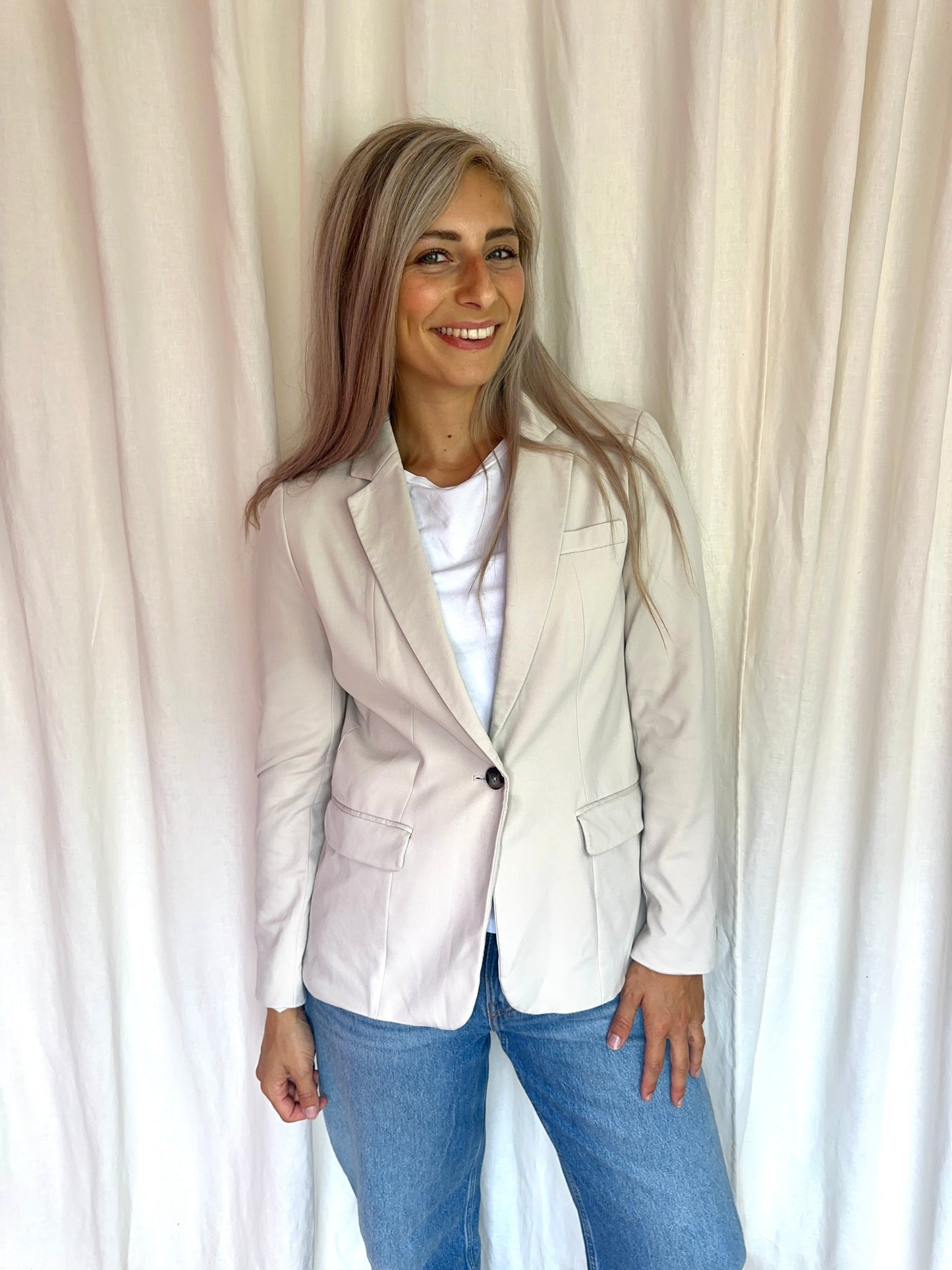 Blazer Yaya Women beige maat 38