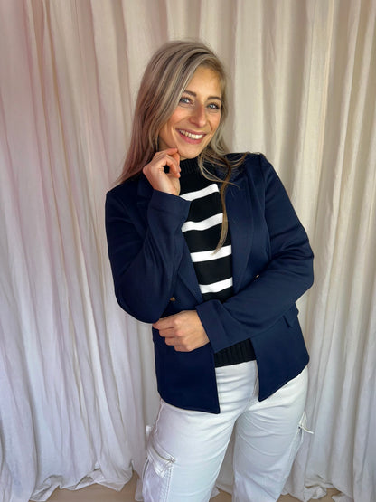 Blazer Yessica donkerblauw maat 34