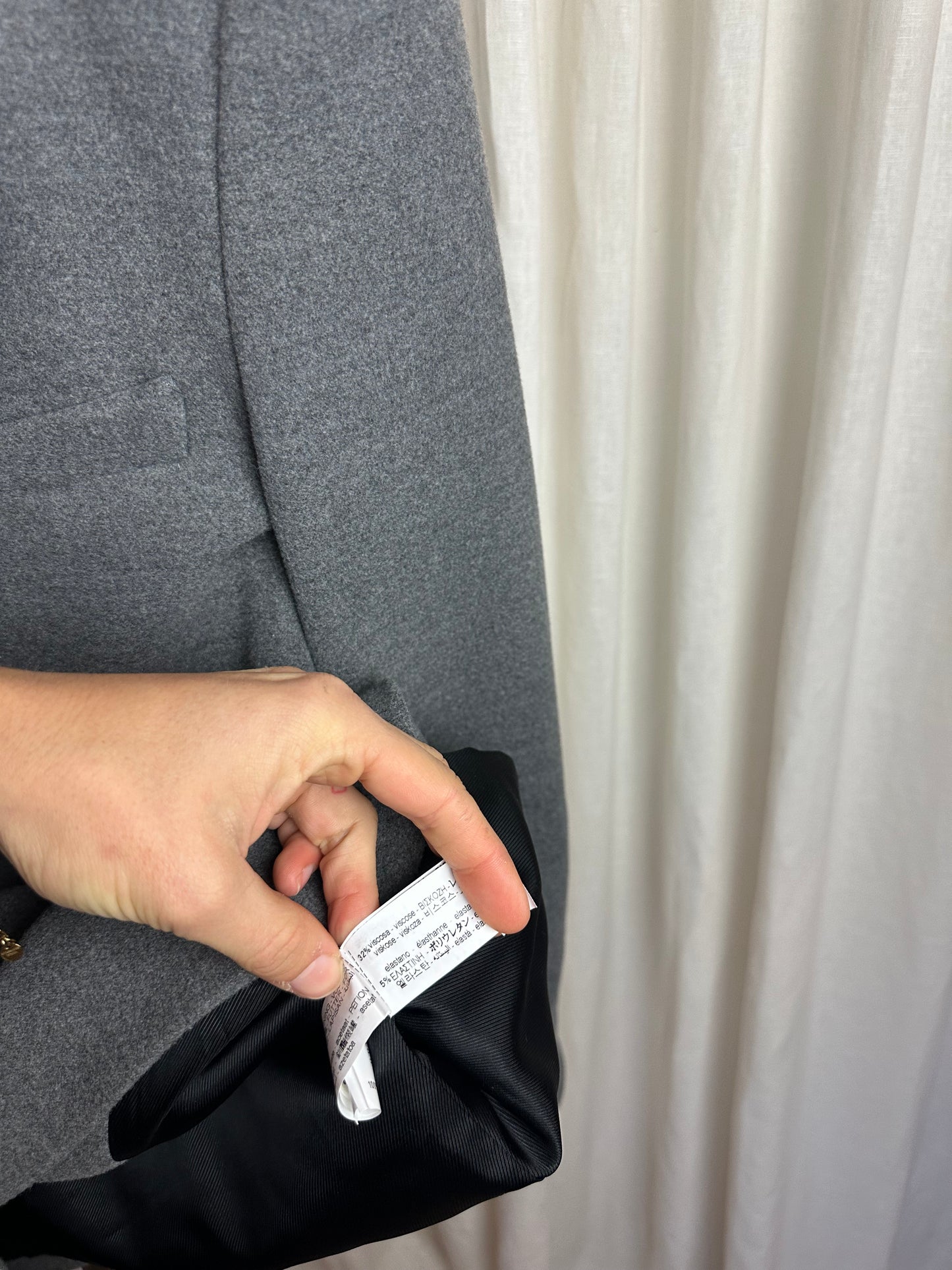 Blazer Zara jas grijs maat XS