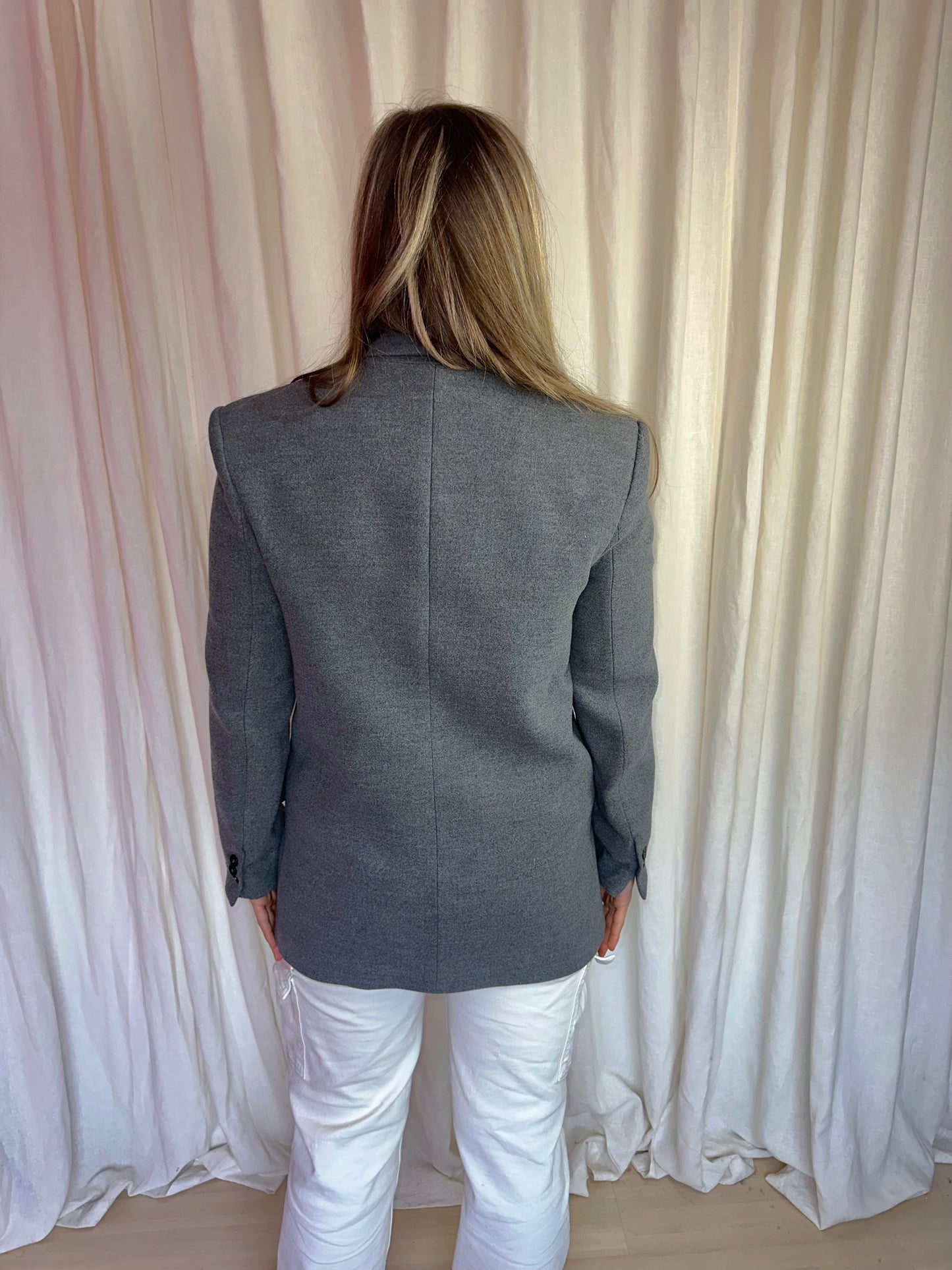 Blazer Zara jas grijs maat XS