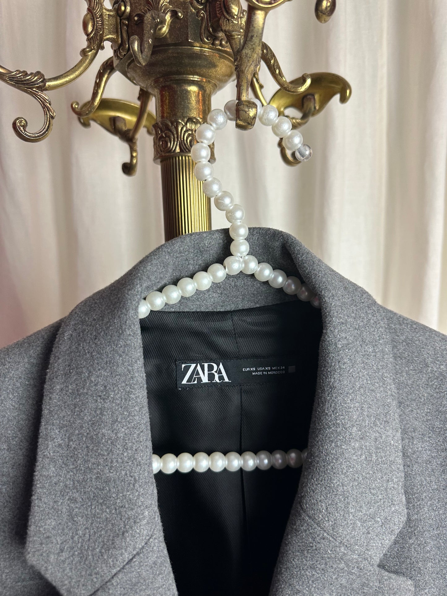 Blazer Zara jas grijs maat XS