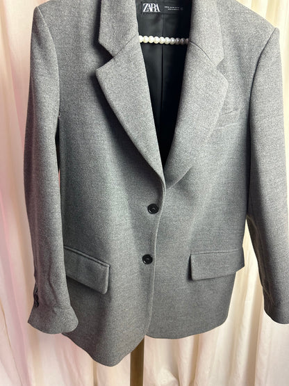 Blazer Zara jas grijs maat XS