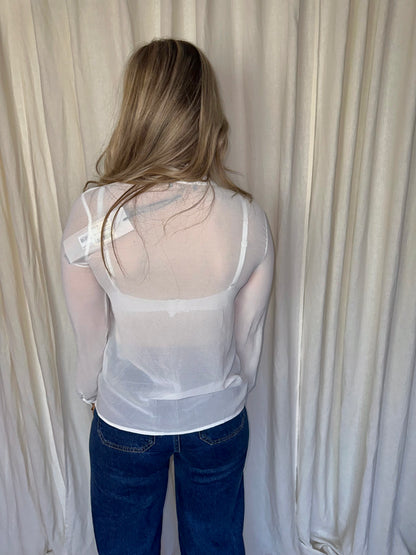 Blouse Almagores wit - Maat 36