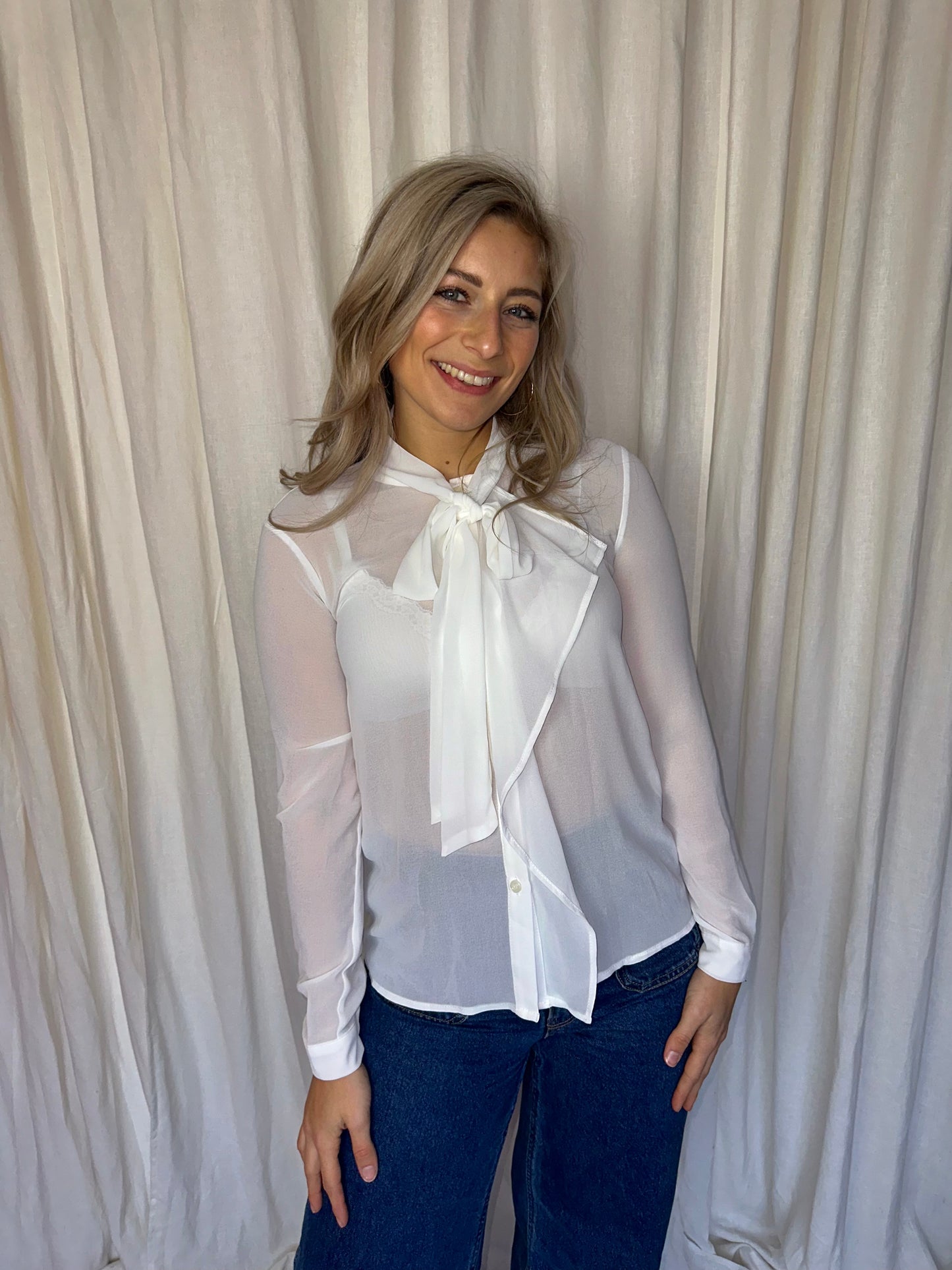 Blouse Almagores wit - Maat 36