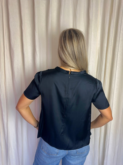 Blouse Armani donkerblauw - Maat 38