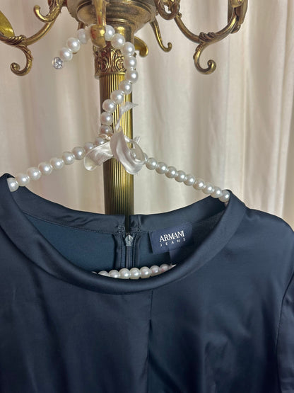 Blouse Armani donkerblauw - Maat 38