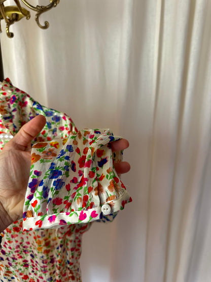 Blouse Ba&sh bloemenprint beige - maat 3