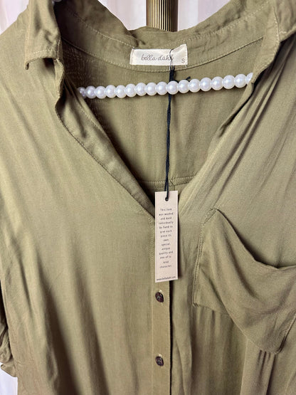 Blouse Bella Dahl rayon groen maat S