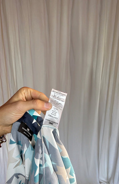 Blouse Elisabetta Franchi sterren blauw maat 40