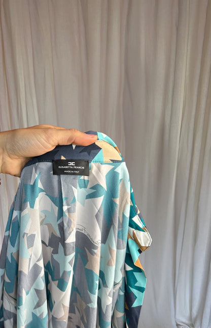Blouse Elisabetta Franchi sterren blauw maat 40