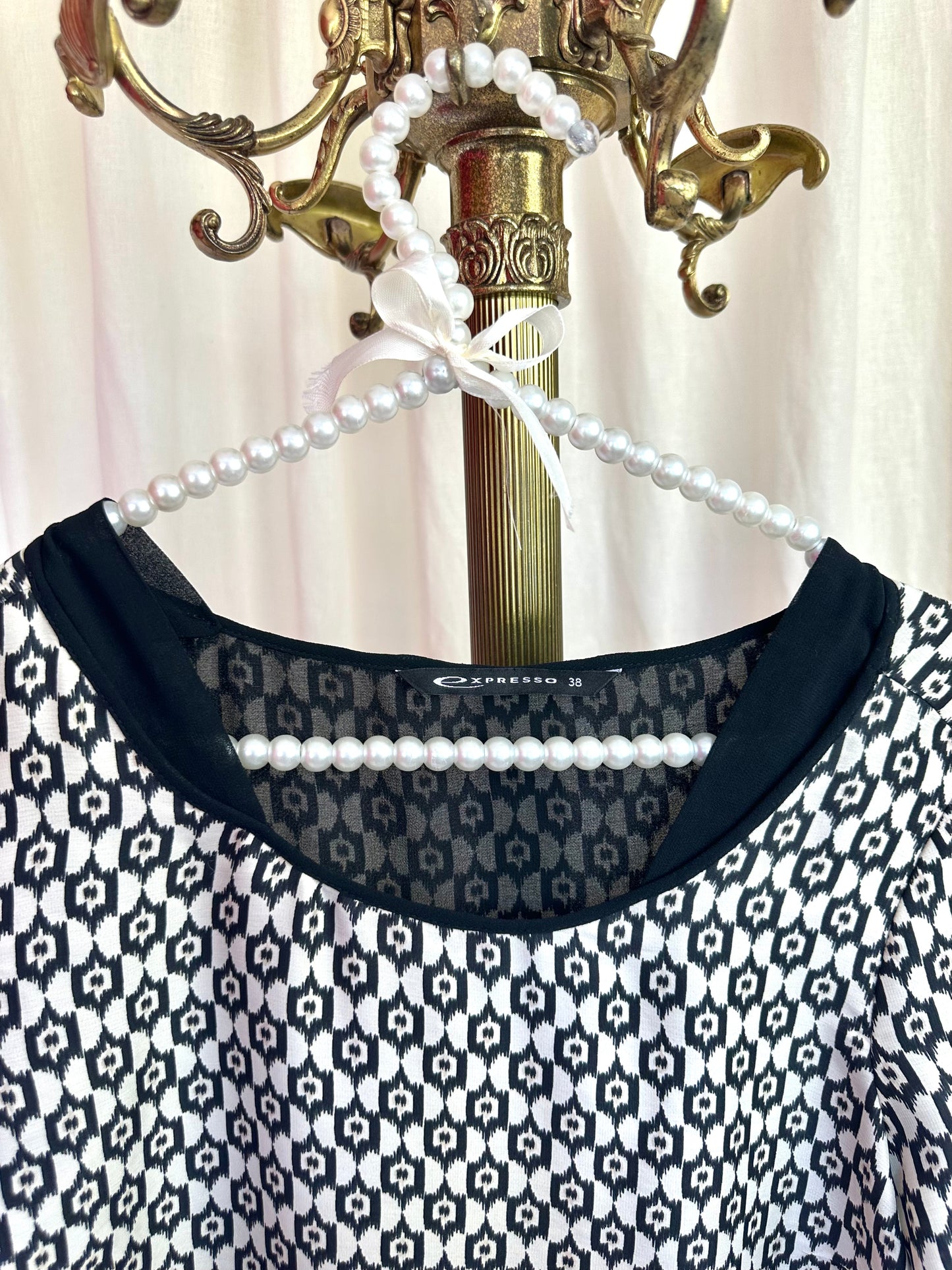 Blouse Expresso print maat 38