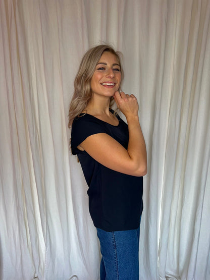 Blouse Maison Scotch zwart - Maat 4